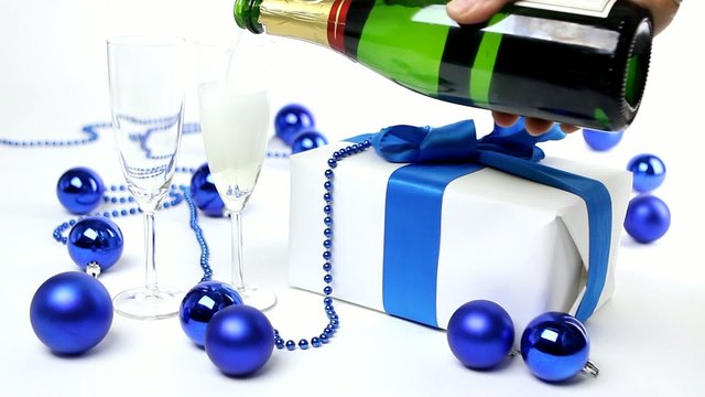 Champagne No&euml;l et Nouvel an
