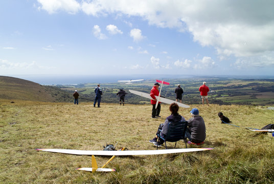 aeromodelisme au menez hom en bretagne