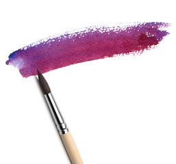brush and paint scratch