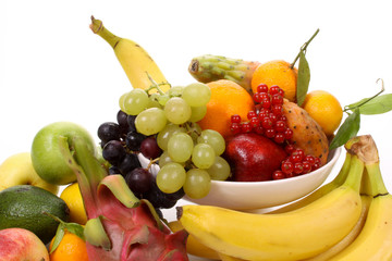 Fruits on a dish