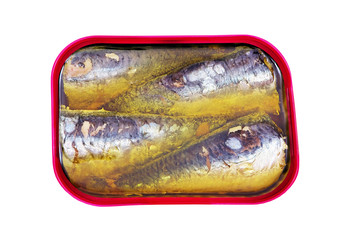 sardines à l'huile d'olive en conserve