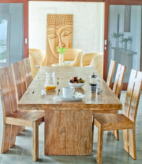 Dining wood