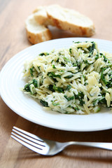 Spinach Orzo