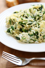 Spinach Orzo