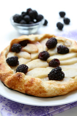 Pear Blackberry Crostata