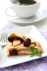 Pear Blackberry Tart