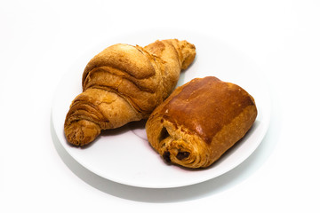 croissant pain au chocolat