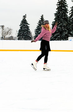 skating girl