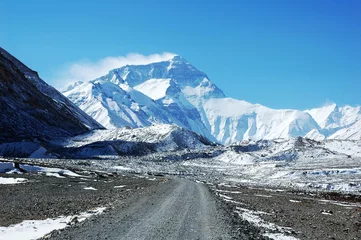 Glasschilderij Mount Everest Mount Everest