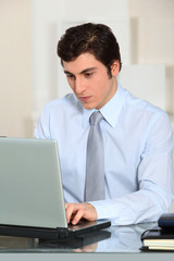 Portrait of businessman in the office