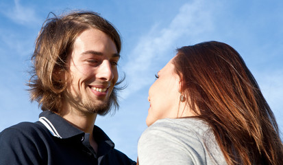 Fototapeta premium Young loving couple