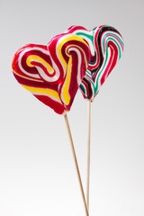 Love Lollipop with clipping path