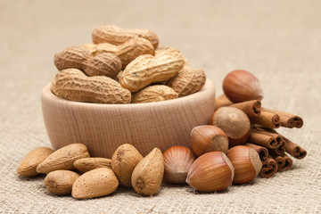various nuts