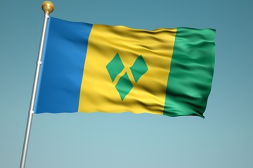 セントビンセント・グレナディーンの旗
