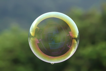 bubble floating