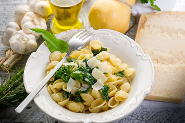 orecchiette with turnip top- orecchiette alle cime di rapa