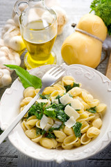 orecchiette with turnip top- orecchiette alle cime di rapa