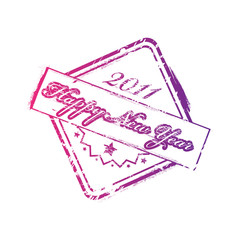 Happy New Year 2011 stamp