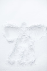 Fototapeta na wymiar snow angel