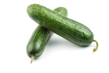 two cucumbers
