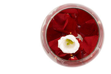 bowl with petals