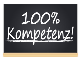 Tafel - 100% Kompetenz