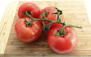 tomatoes on the table