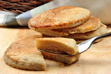 hausgemachte Pfannkuchen