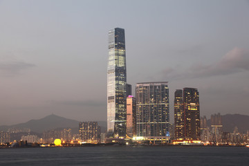 Fototapeta premium Skyscrapers in Hong Kong