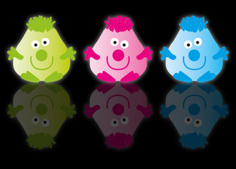 Obraz premium Little Monsters