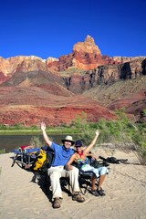 Tourists At The Grand Canyon, Arizona, Usa