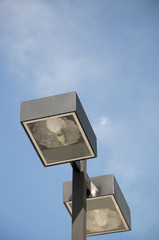 Close-up road lamp
