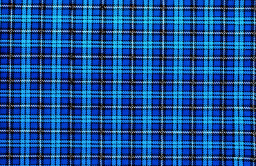 vintage blue plaid pattern