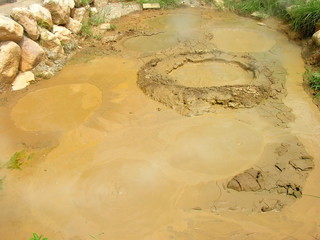 Brown Earth hot pond