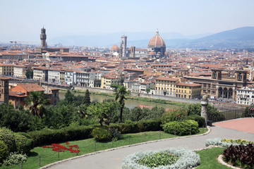 Fototapeta na wymiar View of Florence, Italy