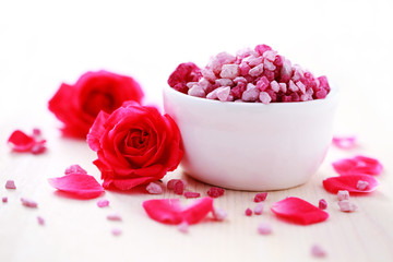 rose bath salt