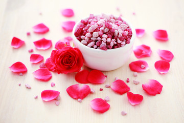 rose bath salt