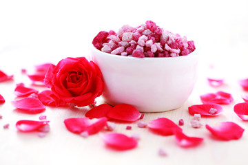 rose bath salt