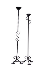 wrought iron decorative candle holders