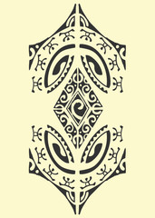 maori tribale decoro