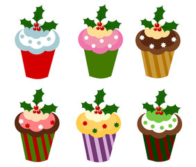 Christmas cupcakes