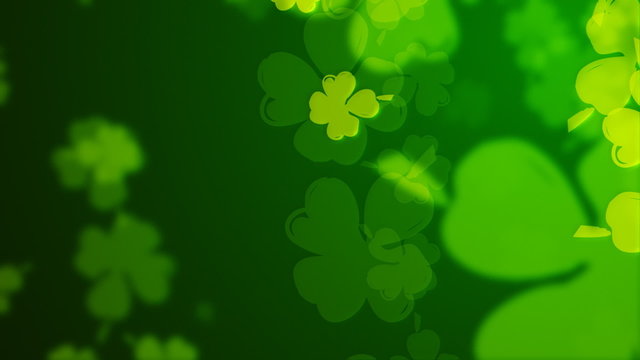 Loopable clover background.