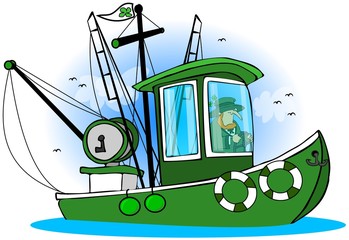 Leprechaun Fishing Boat