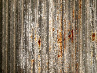 Rust on a piece of zinc