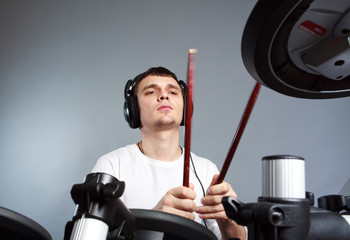 Fototapeta premium Drummer