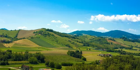 Tuinposter Prachtig Italiaans heuvellandschap © Minerva Studio