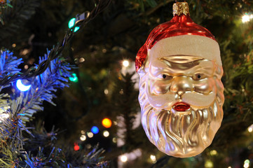 Christmas Ornament Hanging On Tree