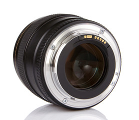 professional photo lens isolated on white