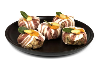 Stuffing and Bacon Parcels