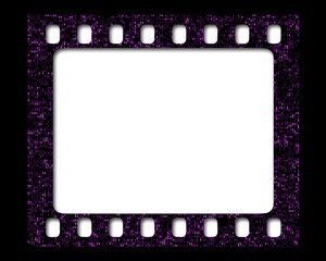 cornice pellicola matrix viola sfondo nero